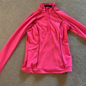 Hot pink athletic long sleeve top